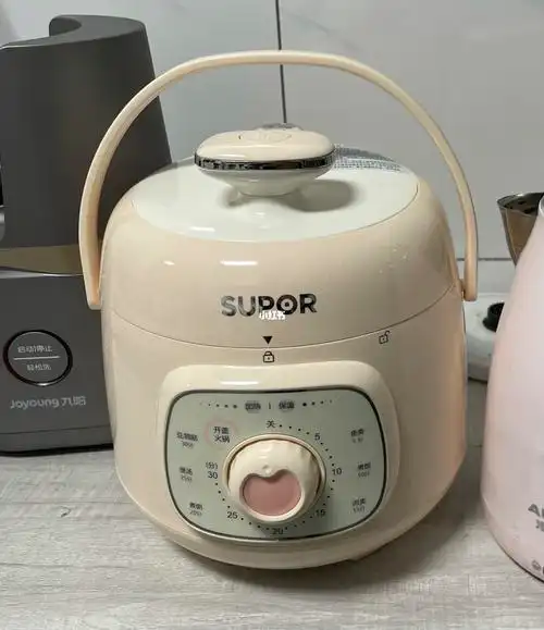 新买的苏泊尔supor小电锅迷你电压力锅到了