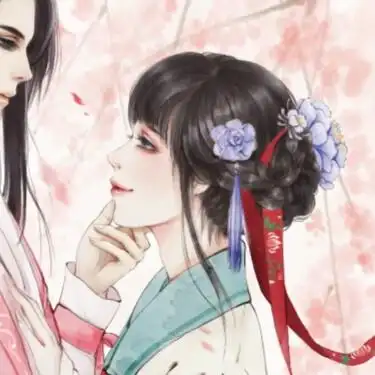 彼岸花古风情侣头像