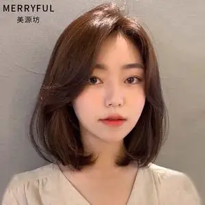 假发刘海女空气八字修脸