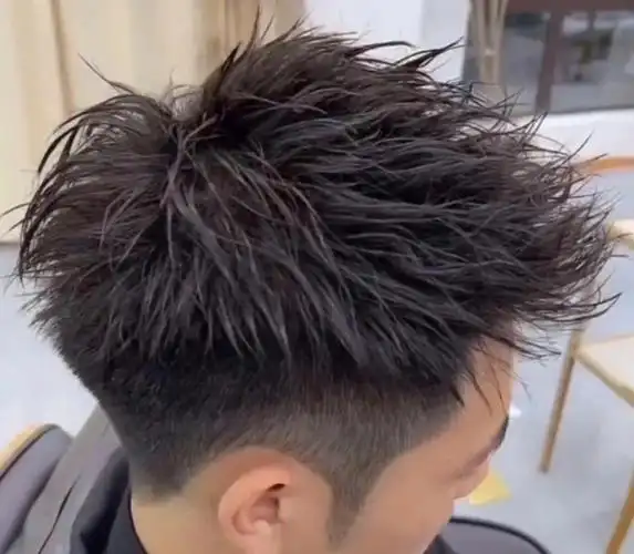 最火蓬松纹理摩根烫潮男发型男士新发型纹理韩式摩根烫发型,超级好