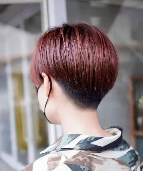 利落时尚又个性,让她看起来更显瘦显高_发型_头发_鬓角