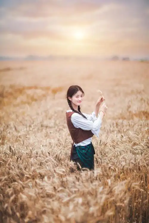 拍摄麦田人像,学习6个实用的拍摄思路,唯美漂亮的人像随你拍