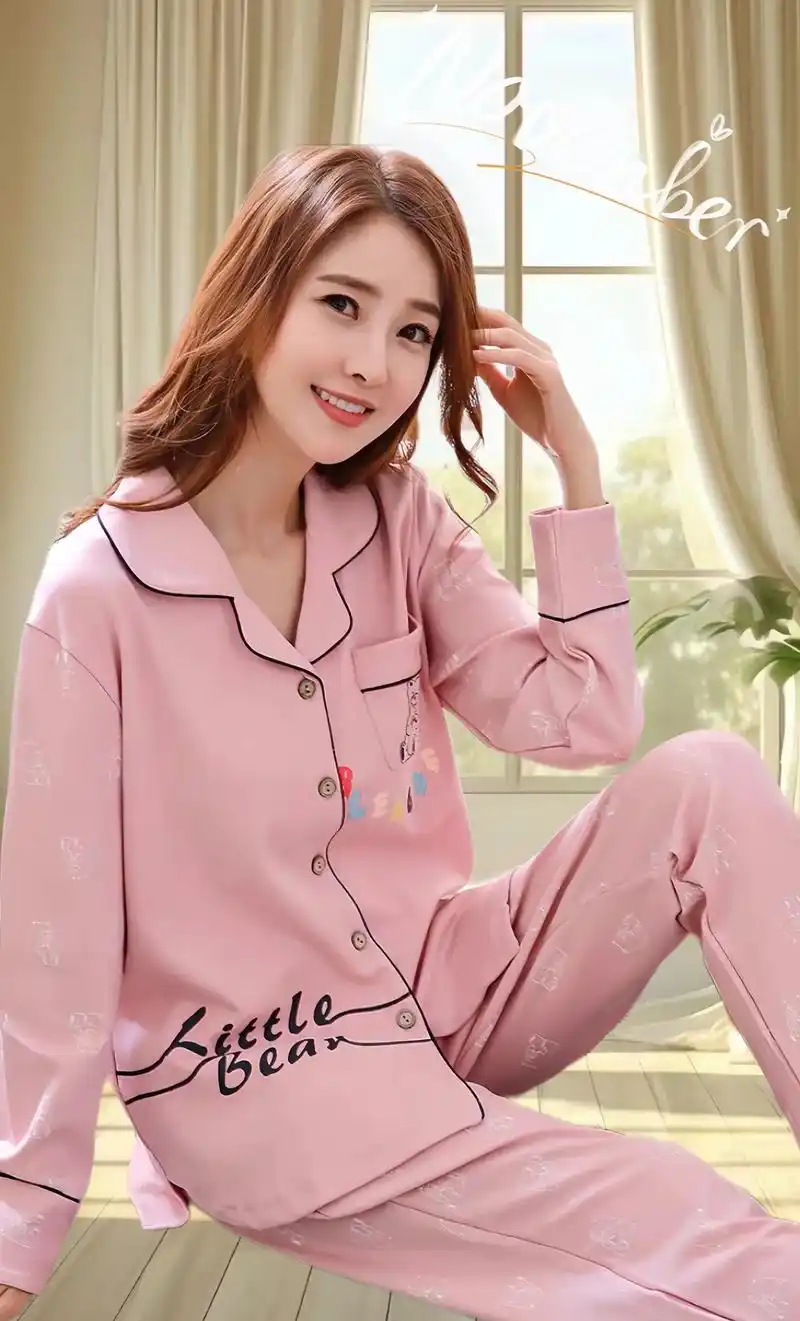 放心入#睡衣家居服#在家也要美美哒##不挑年龄不挑身材 #宅家睡衣秀