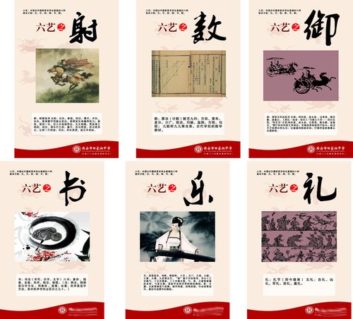 587海报印制展板写真喷绘300国学六艺之射数御书乐礼校古典文仪