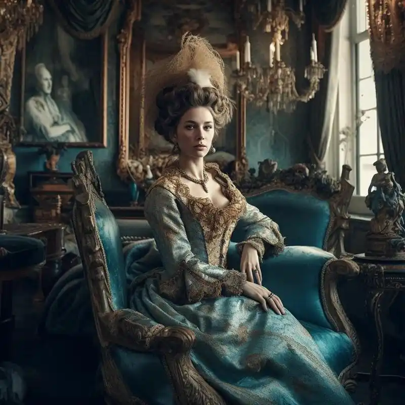 欧洲皇室服饰78贵族的审美 18到19世纪欧洲皇室女性服饰的特点可以