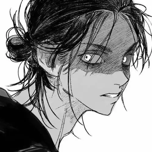 男头绝美好看的黑白动漫男头