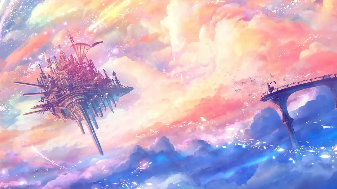 唯美动漫风景插画桌面壁纸,动漫越来越被大家接受与喜爱,而二次元的