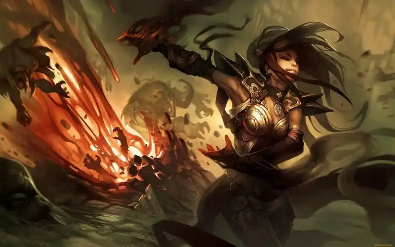 暗黑3壁纸分享掌握元素之力的魔法师