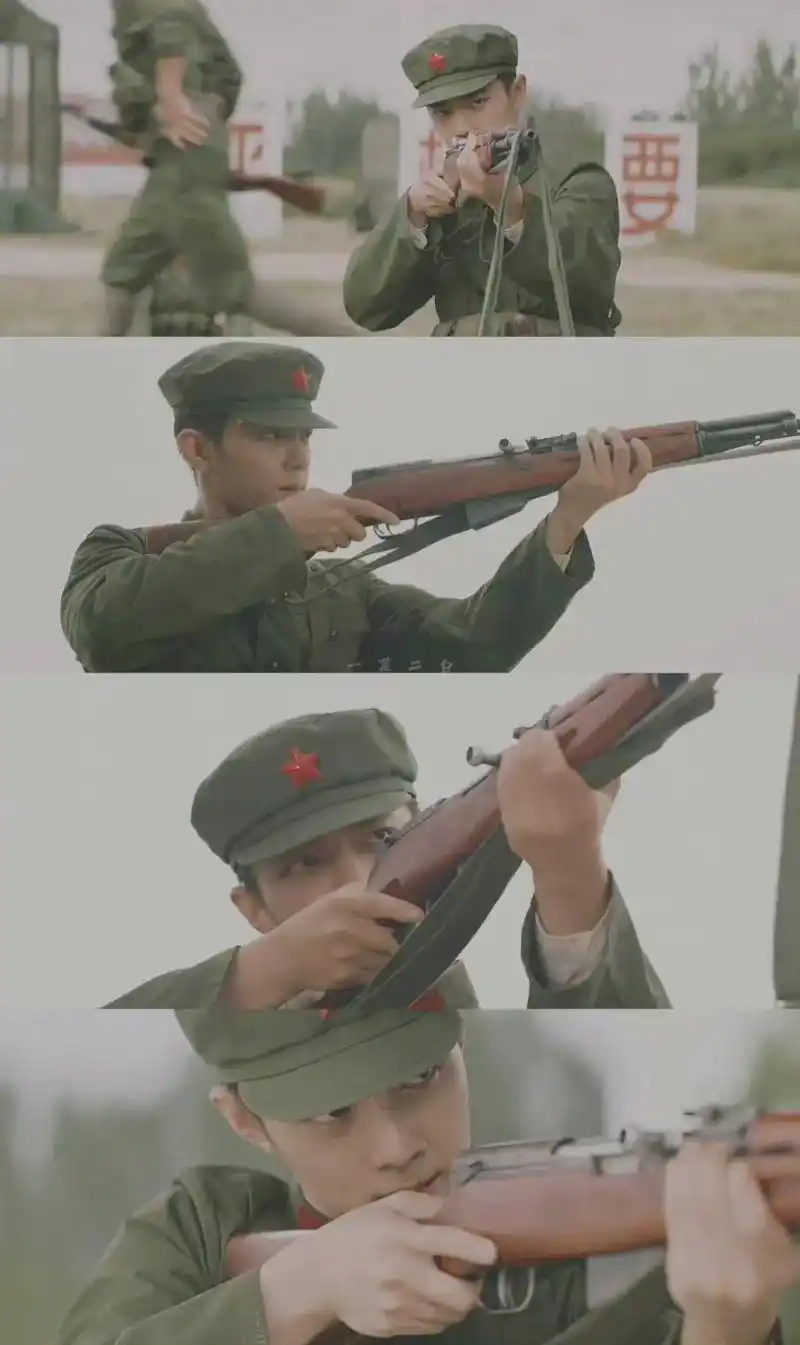 好喜欢看肖战射击的样子帅爆了