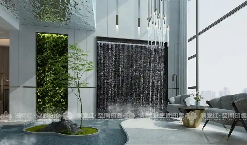 装修效果图 水景