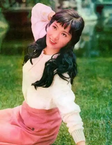 龚雪年轻时真时髦套头毛衣搭阔腿裤娇俏文雅气质美过林青霞