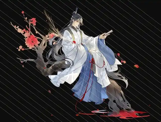 是去年(说来惭愧…)别人约的稿子 一个白袍男… - 半次元 - acg爱好者