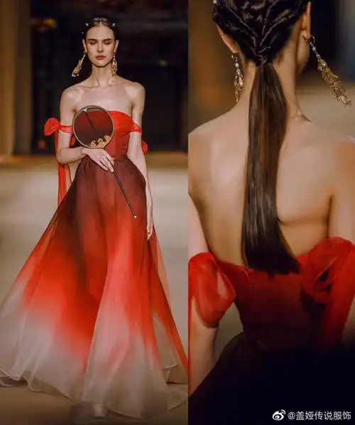 盖娅传说heaven gaia s/s paris 2019敦煌壁画时装秀