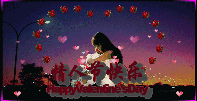 情人节我送你最美的玫瑰花