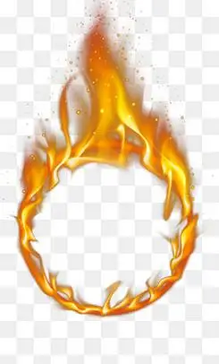 白色加绒加厚火焰素材