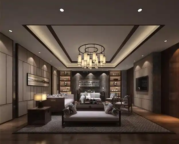 广州市嘉冠酒店会所1524平米中式风格