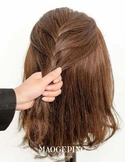 三款日系齐肩短发编发教你变身氧气美少女