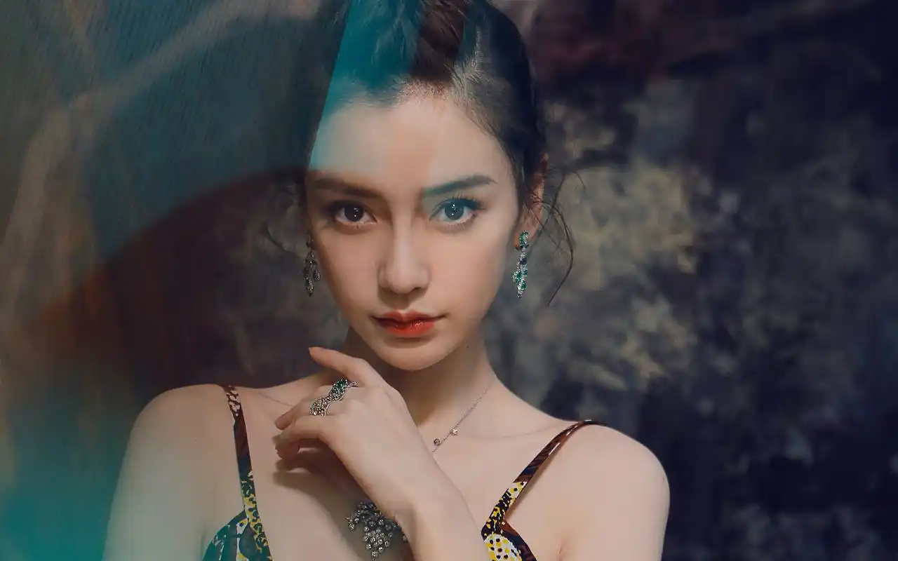 angelababy暗黑风高清桌面壁纸