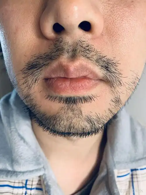 不出门一星期么剃胡子了.