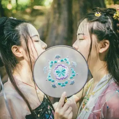 古风头像 真人头像 古风没人 汉服 百合 闺蜜 自截by樱井风花 禁二传