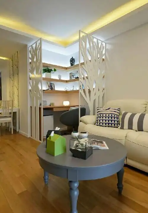 简约风格一室一厅变两室一厅装修效果图