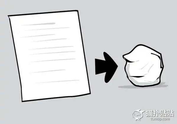 他先是给每个学生发了一张废纸,并让他们揉成纸团.