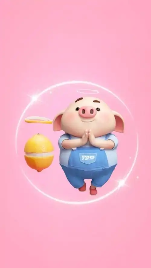 刷爆抖音的猪猪壁纸!