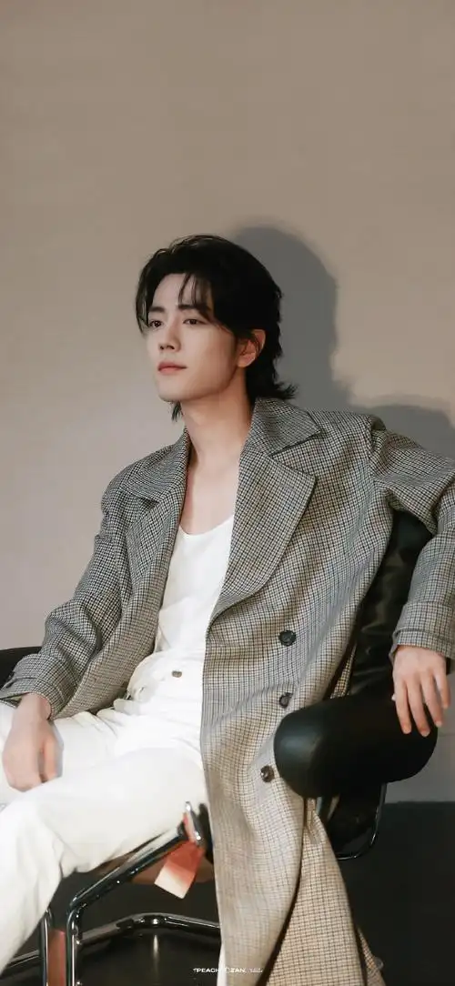 肖战##肖战美拉德风衣