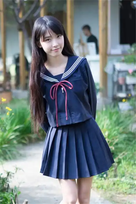 水手服套装 百褶裙日系可爱学生制服装正统jk制服学院海军风