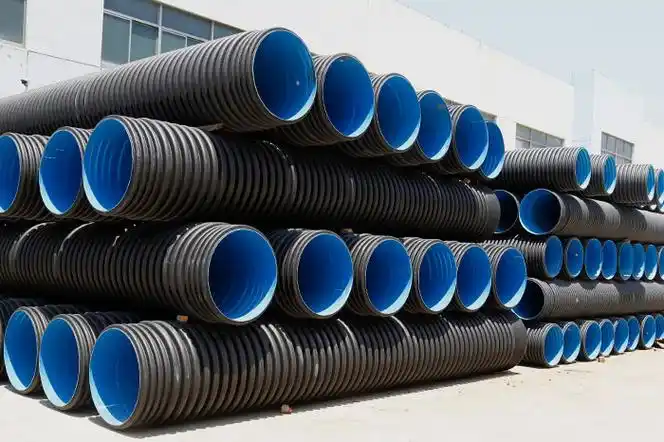 查看详情 >pvc双壁波纹管是一种新型轻质管材,内壁光滑平整,外壁呈