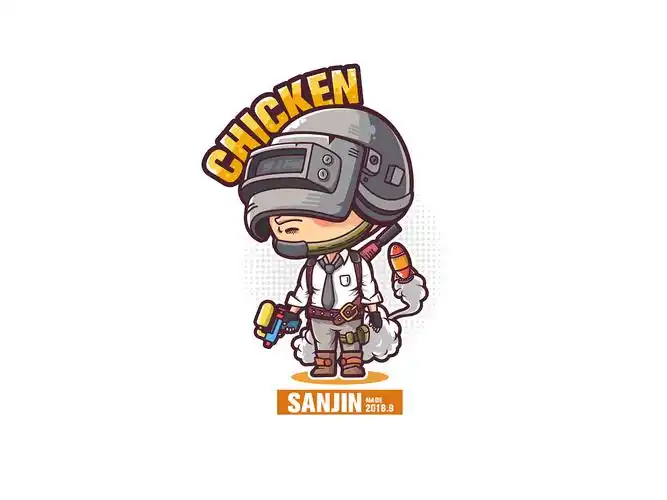 绝地求生丨吃鸡小插画