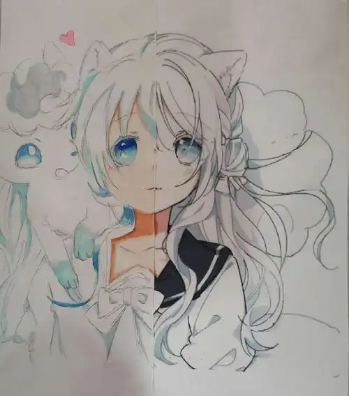 六年级五班添画人像作品集