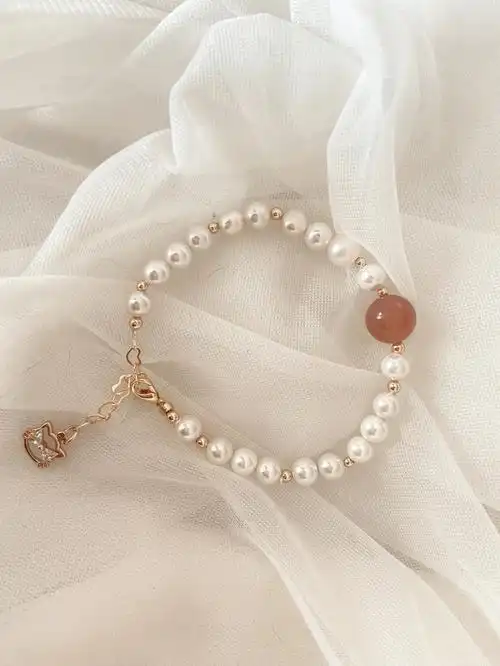 手作珍珠手链diy