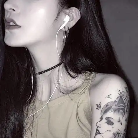 纹身图片的qq头像女生 女生头像图片大全 -【爱个性】