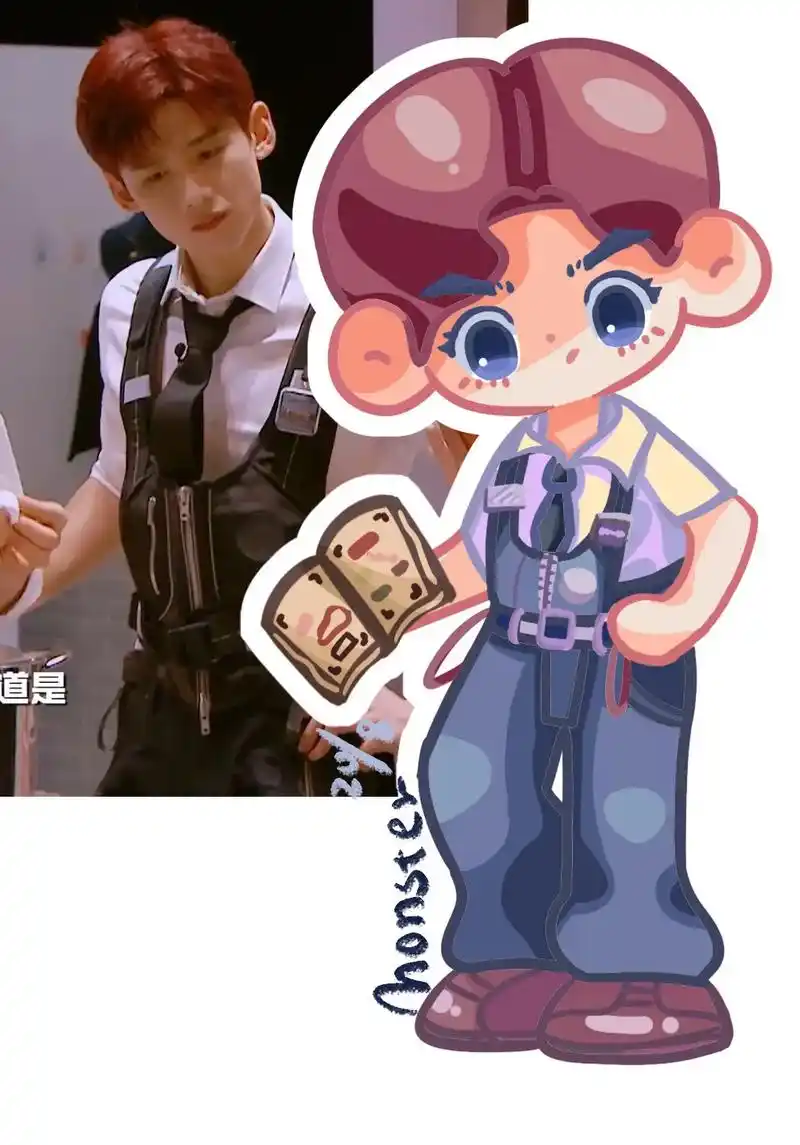 q版白敬亭.白白在明星大侦探里的造型都超级好看的! 浅浅摸一 - 抖音