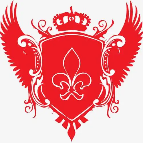 关键词 : 红色,翅膀,皇冠,欧式,商业标签,矢量图