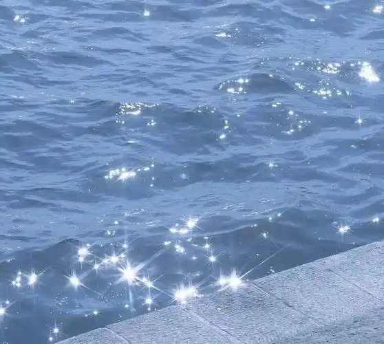 林川蓝色治愈ins背景图