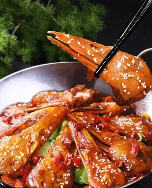 干锅鸭头菜品摄影图片-高清图片-百图汇设计素材