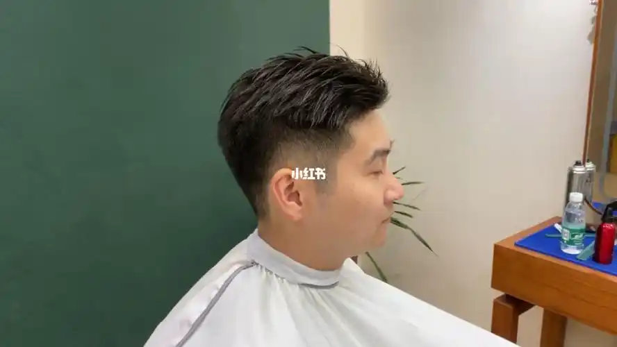 男士二八分短背头