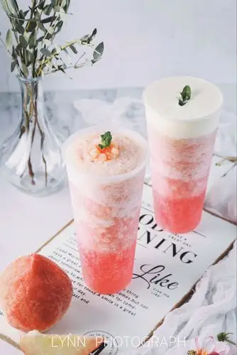 蜜桃芝芝奶盖@慢食堂@lofter摄影