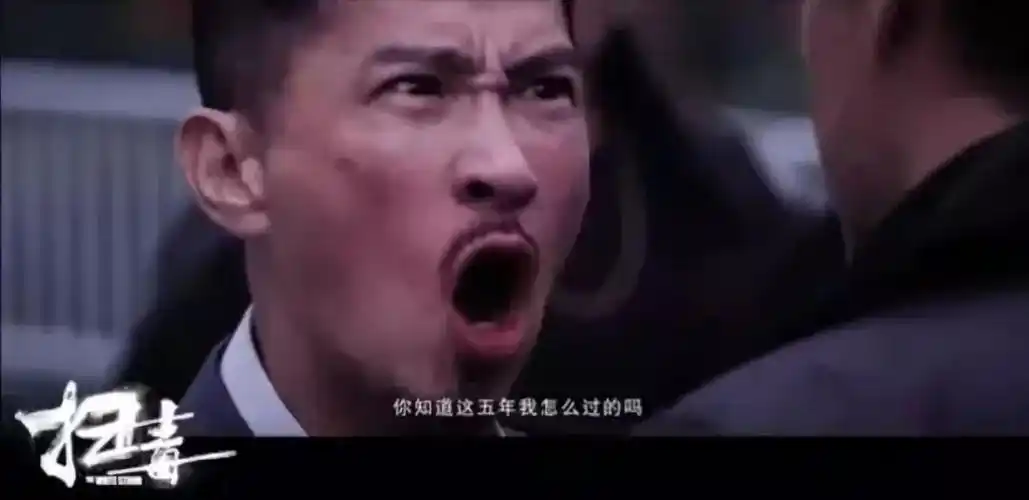 拍戏的时候,刘青云知道渣渣辉的梗之后,就一直取笑他.