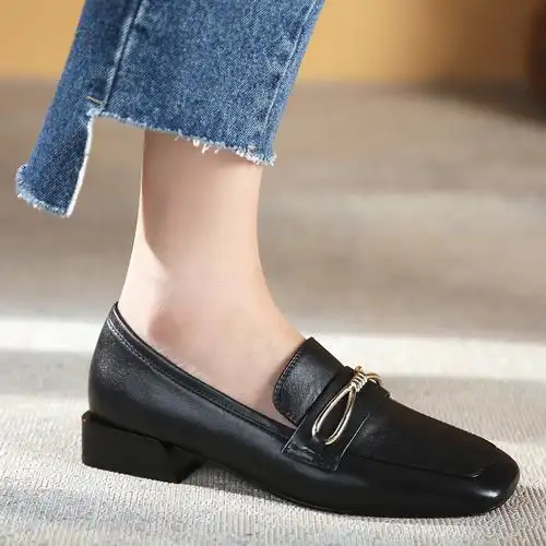 kumikiwa卡米女鞋2021新款英伦风皮鞋平底单鞋女12980单鞋