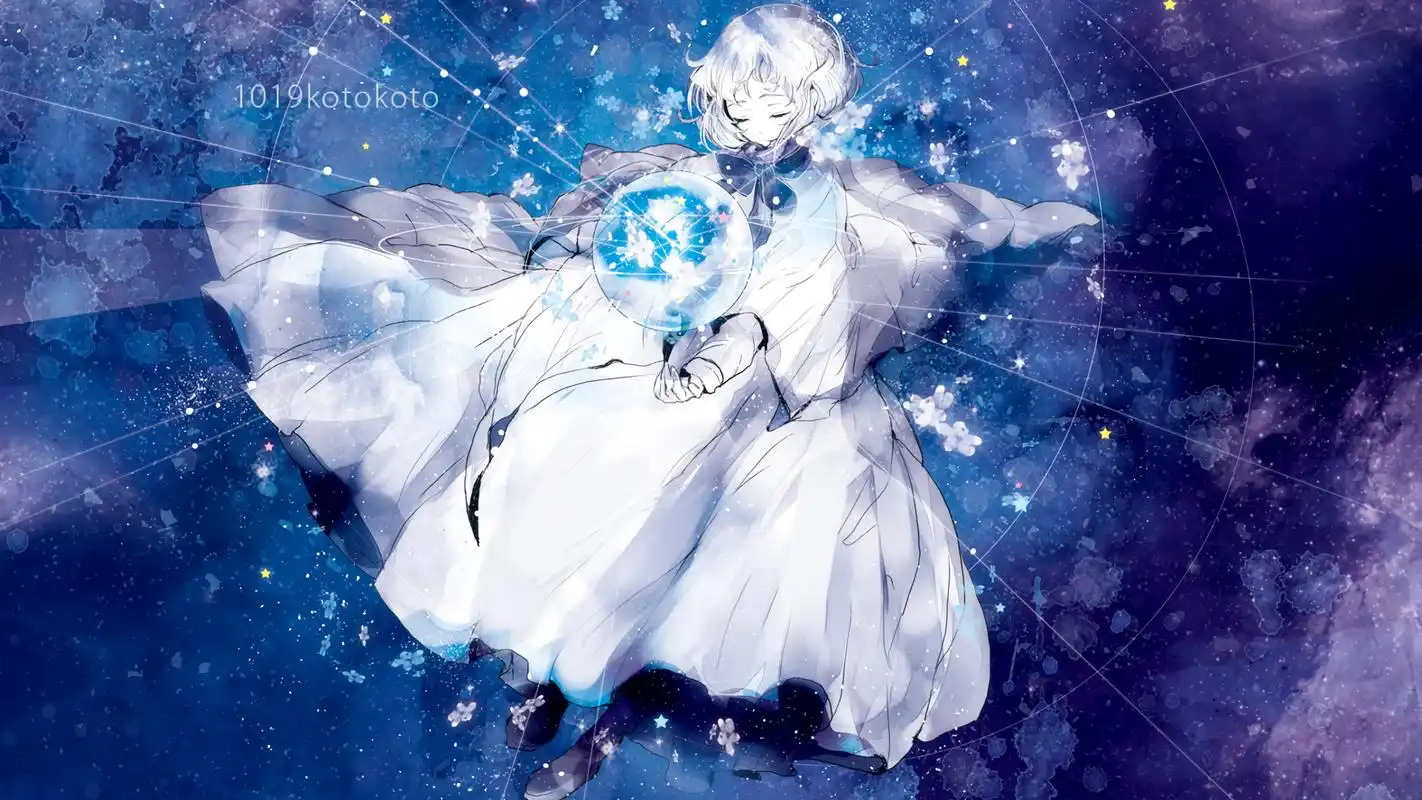 白发小萝莉#二次元美图# #动漫美图