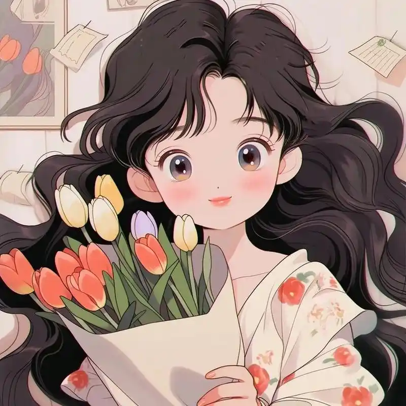 姊妹们,捧花头像真的会给人带来好运!