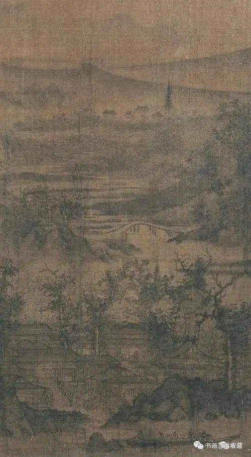 李成 茂林远岫图局部