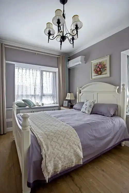 田园风格三居卧室布置图