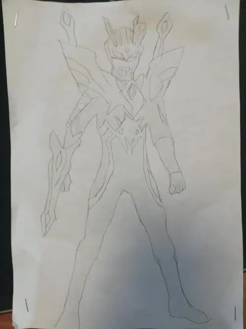 赛罗奥特曼简笔画