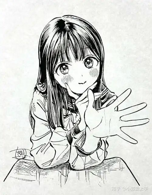 动漫人物速写 - 知乎