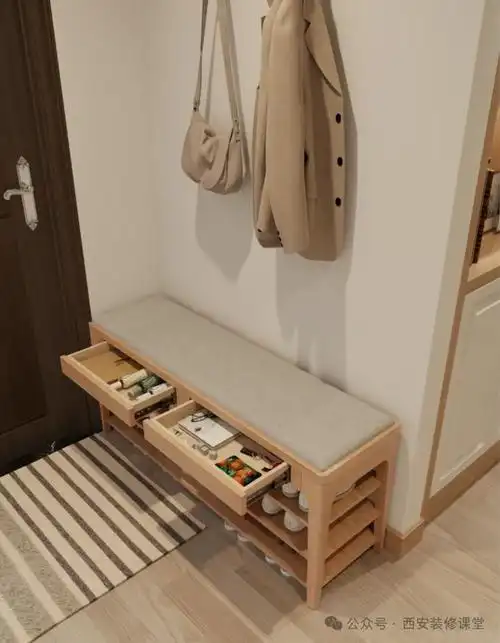 全屋定制,鞋柜抽屉必须做3.