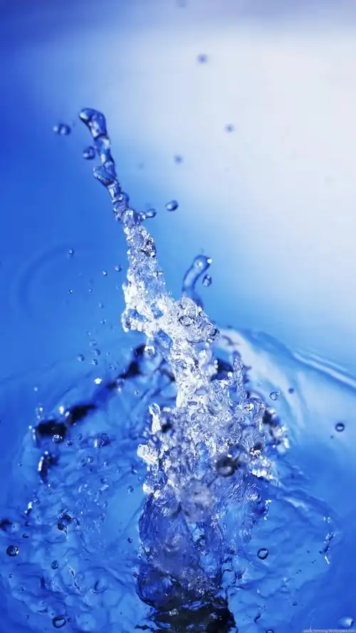 蓝色高清简约h5背景设计模板素材